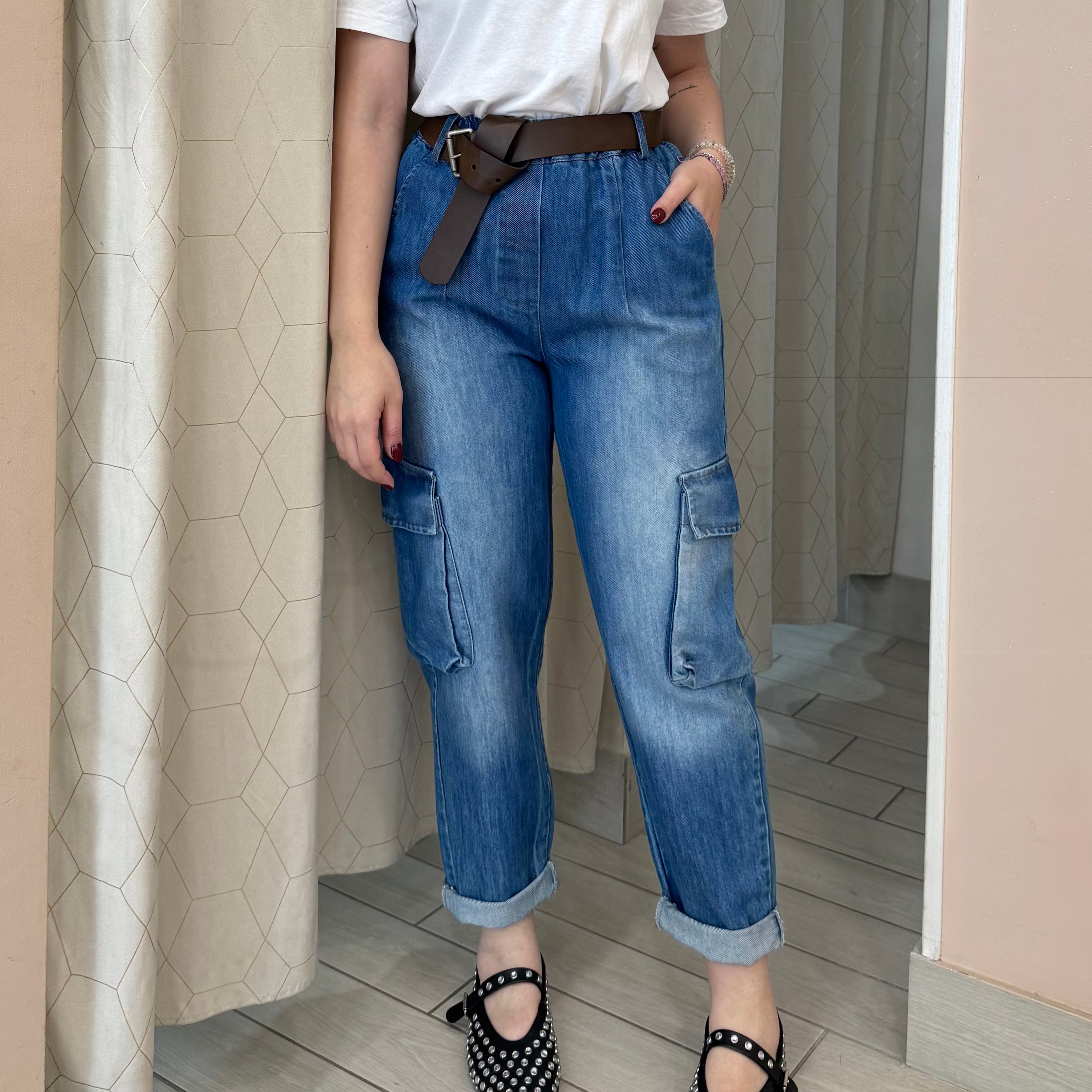 Jeans cargo Eva