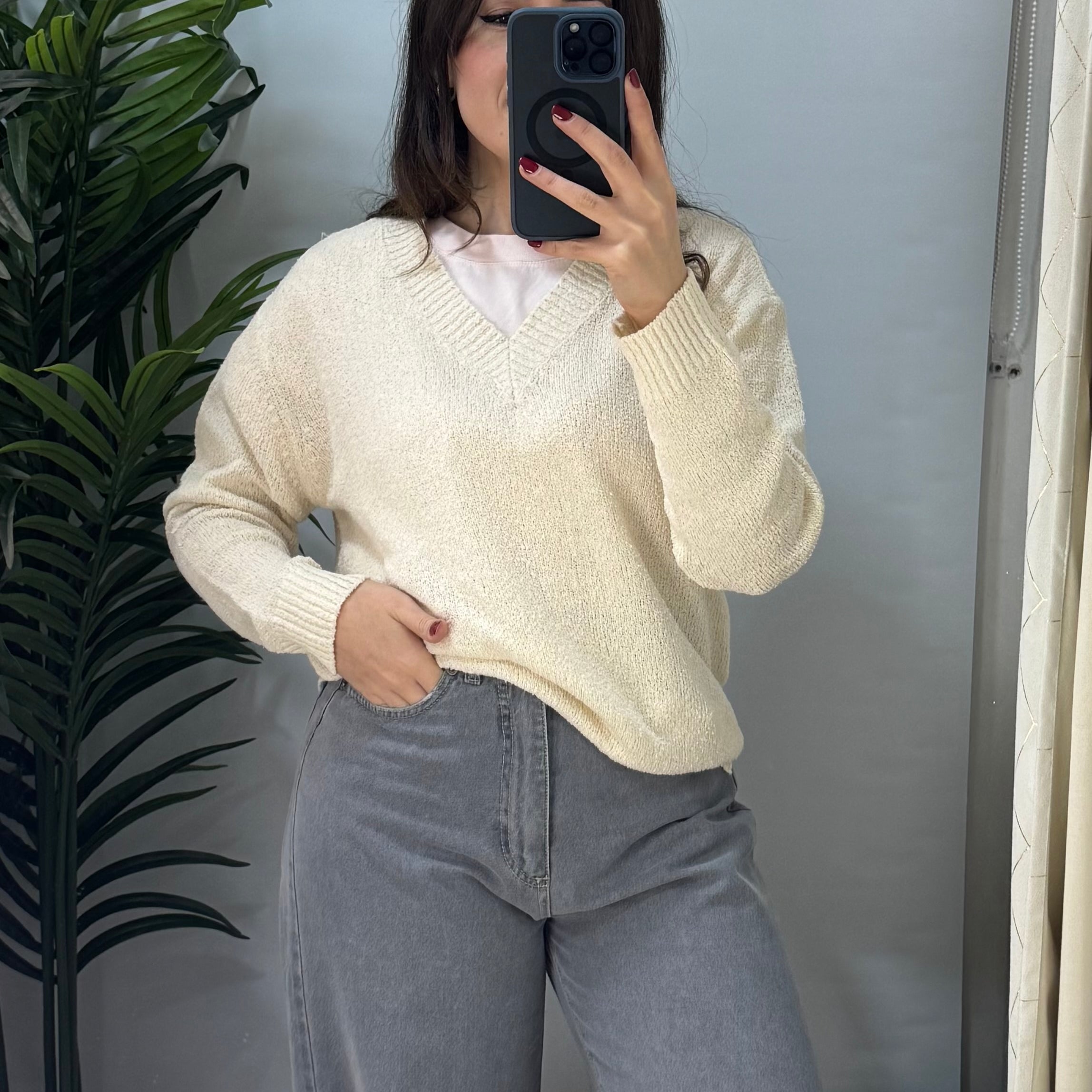 Maglia Nuvola scollo V