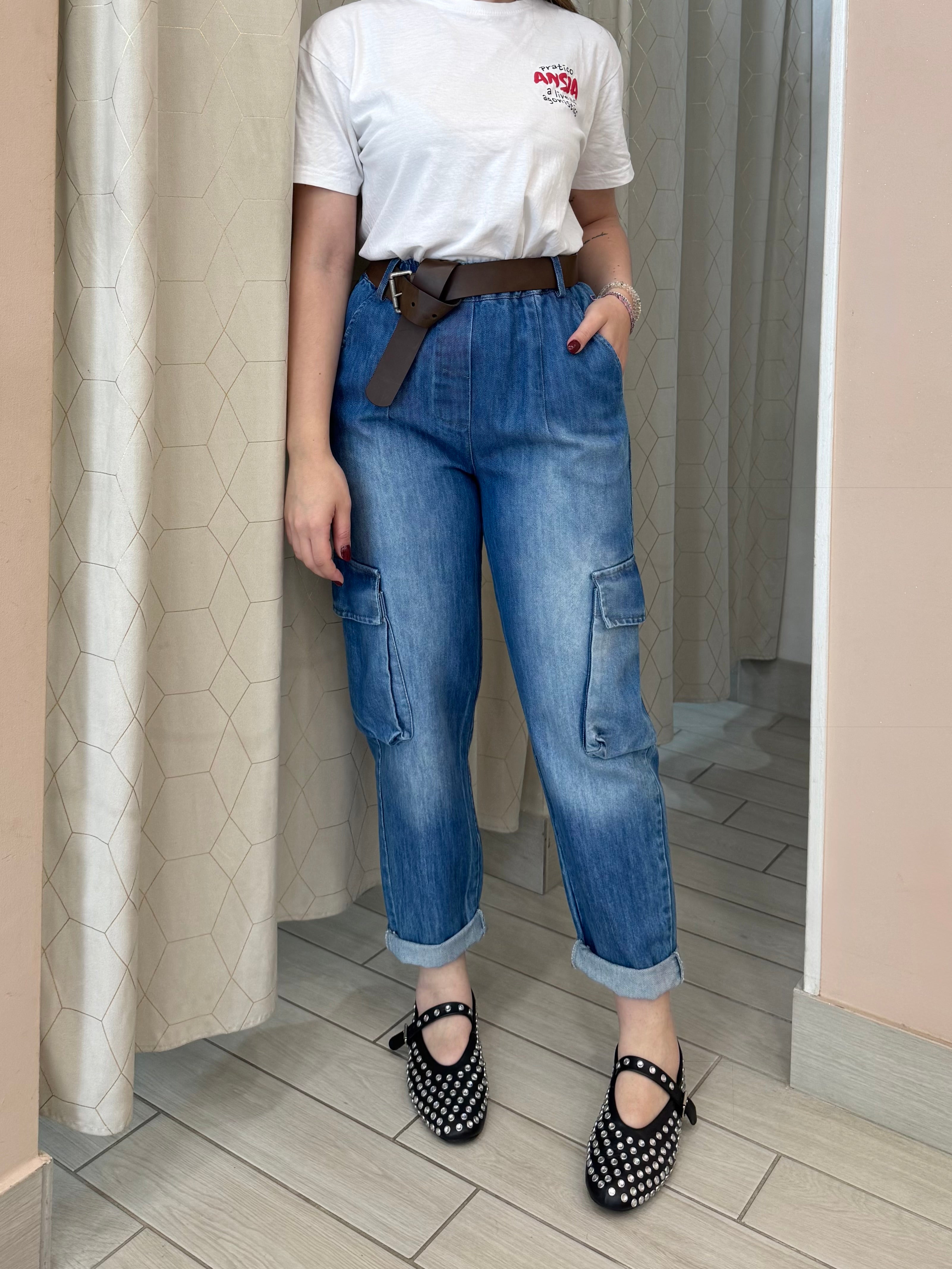Jeans cargo Eva
