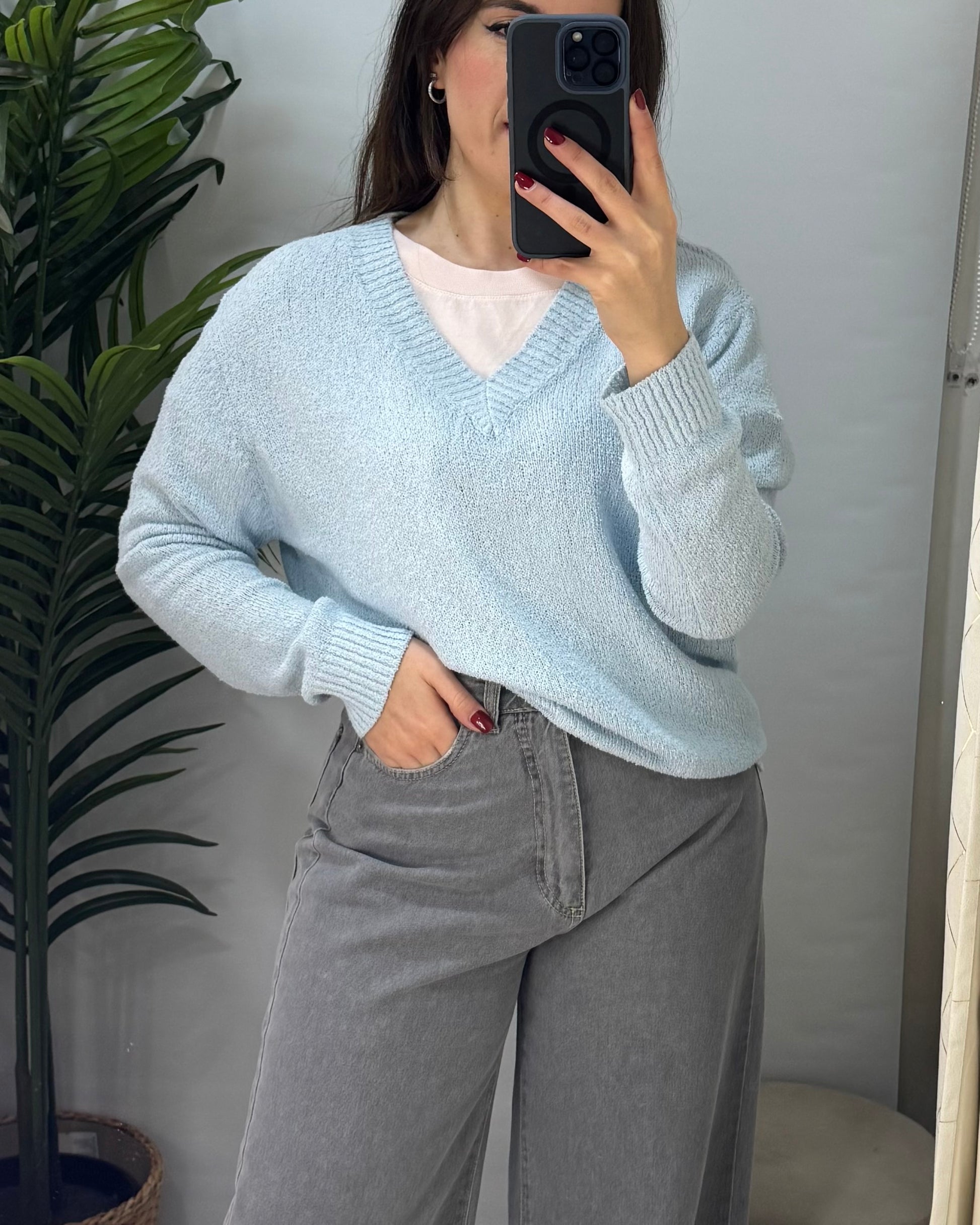 Maglia Nuvola scollo V