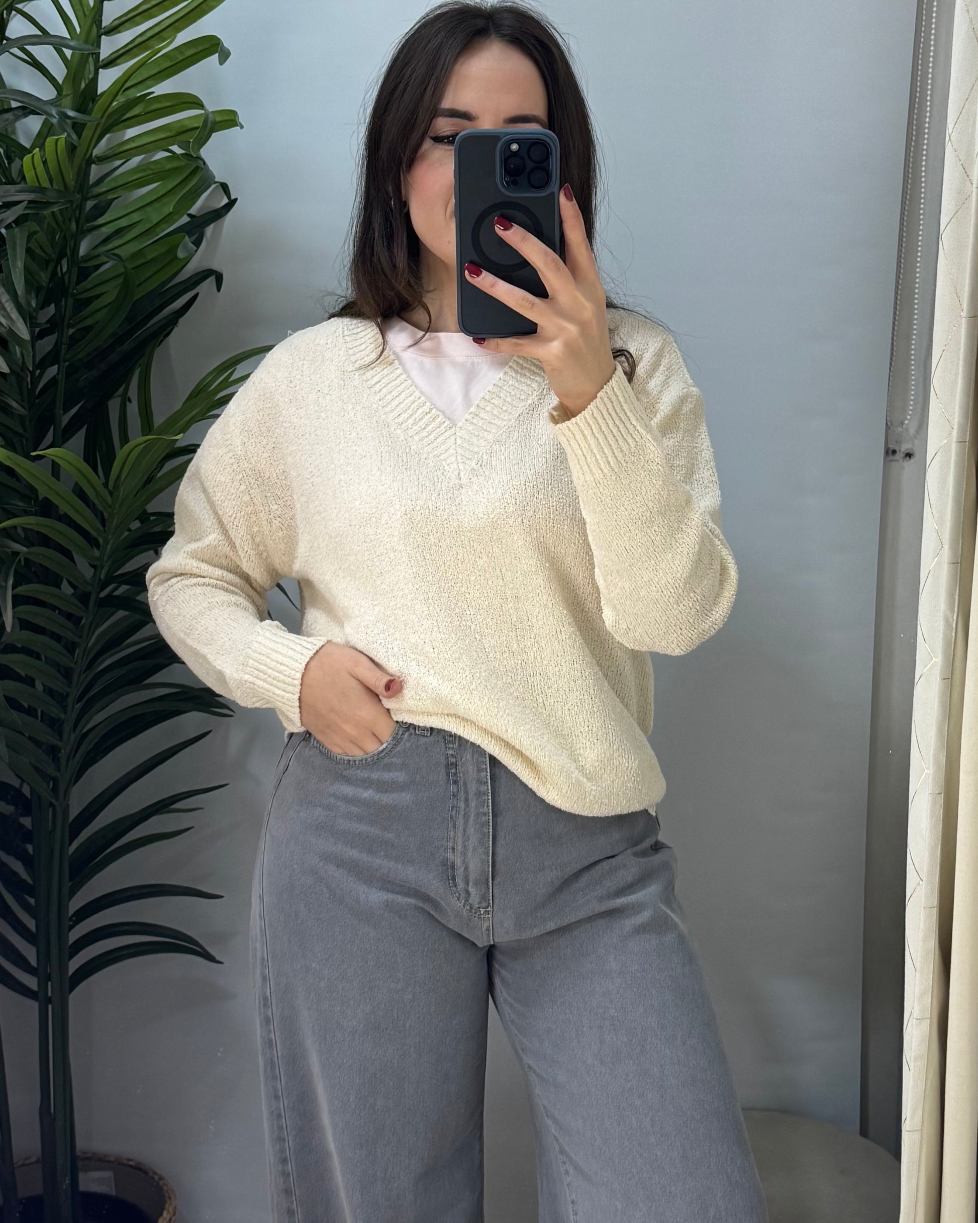 Maglia Nuvola scollo V